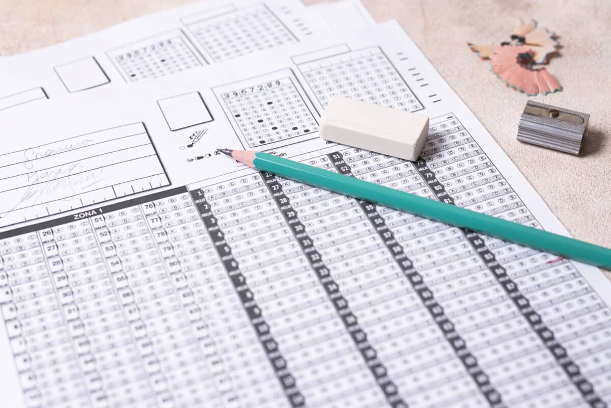 Image of a SAT ballot